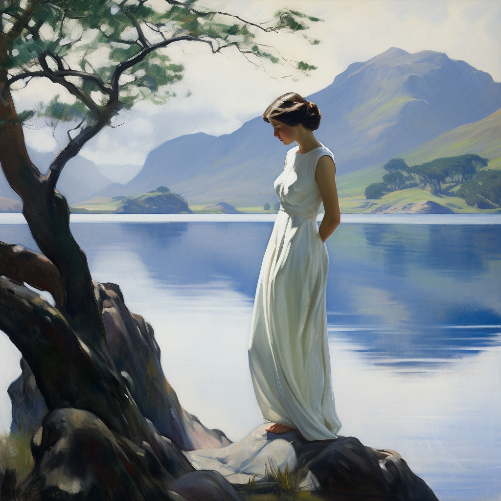 "Loch Maree Mystique: Unveiling the Enchantment of Scotland's Jewel" โ Scotland Paintings and