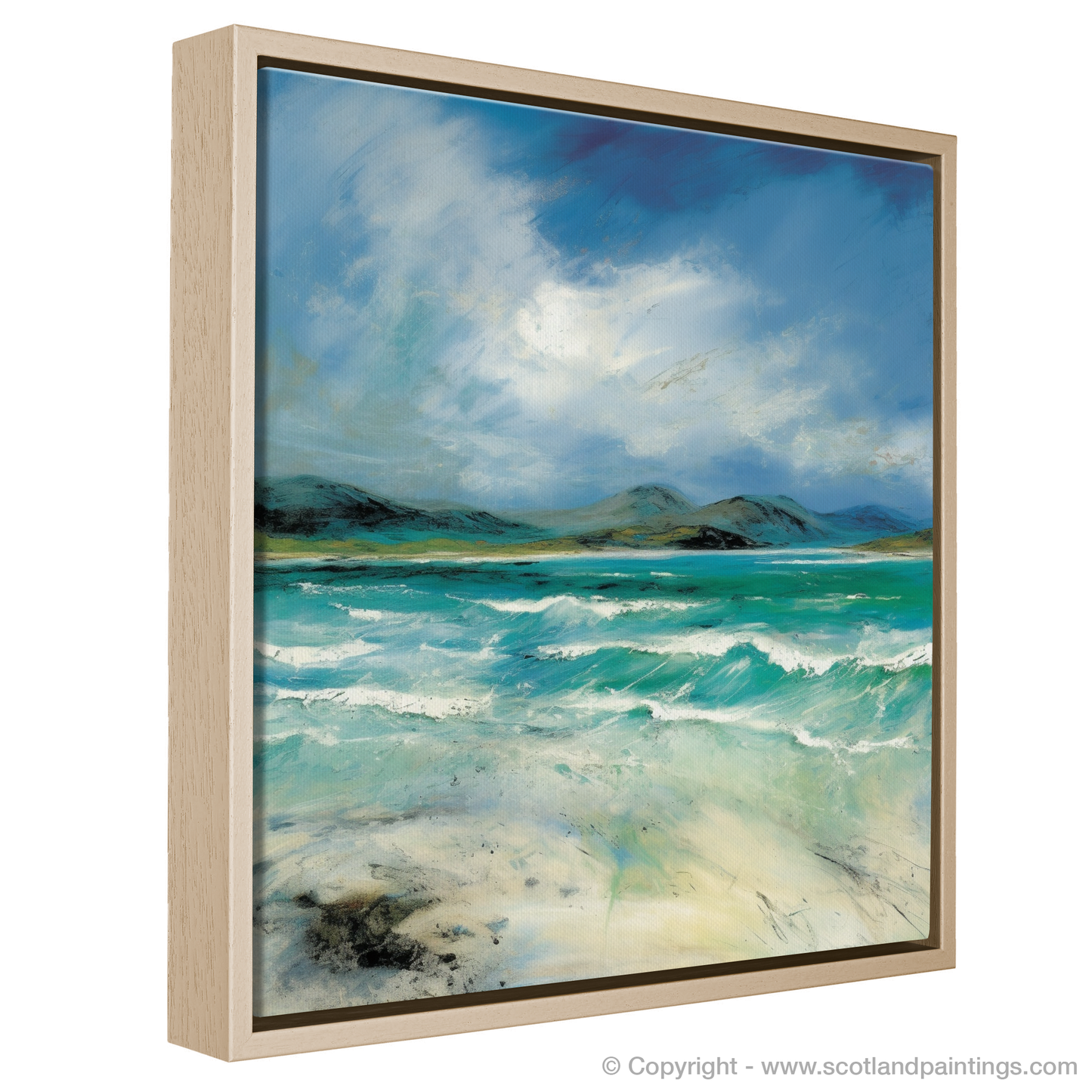 Luskentyre Beach Essence: An Abstract Ode to Hebridean Shores