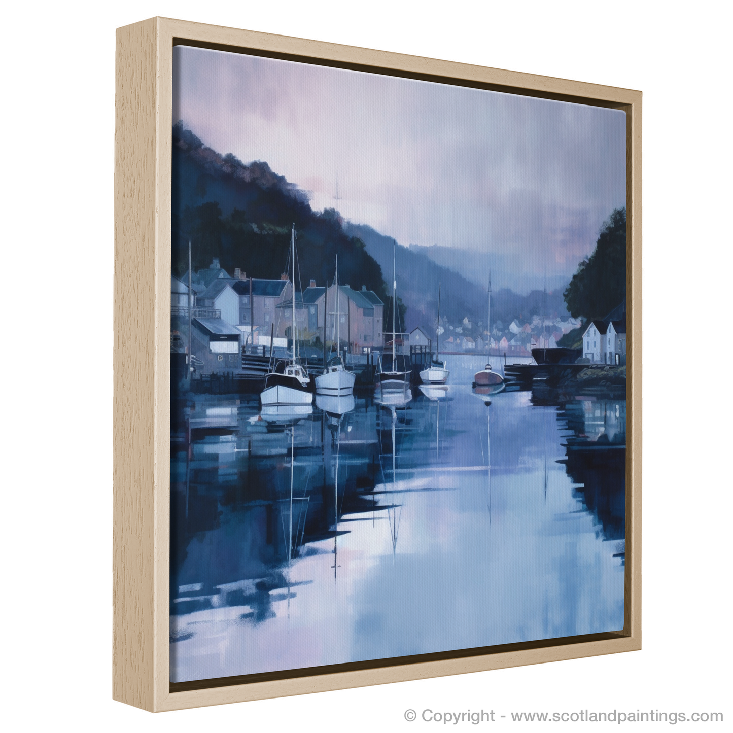 Dusk at Tarbert Marina: A Minimalist Ode to Scottish Harbours
