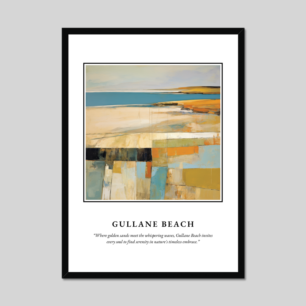 Gullane Beach - Framed Poster Print