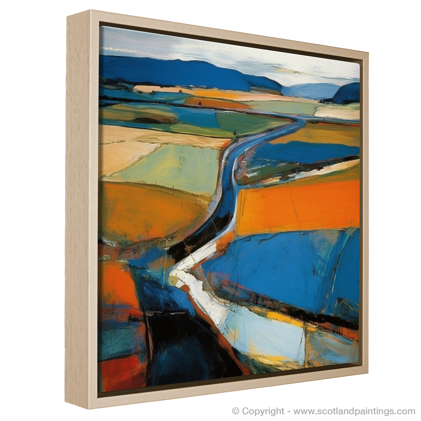 Highland River Reverie: An Abstract Impression of River Spey