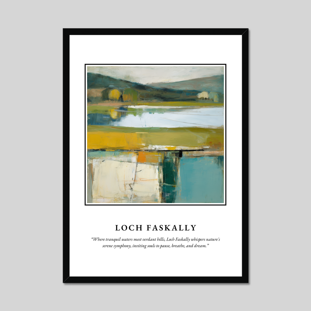 Loch Faskally - Framed Poster Print