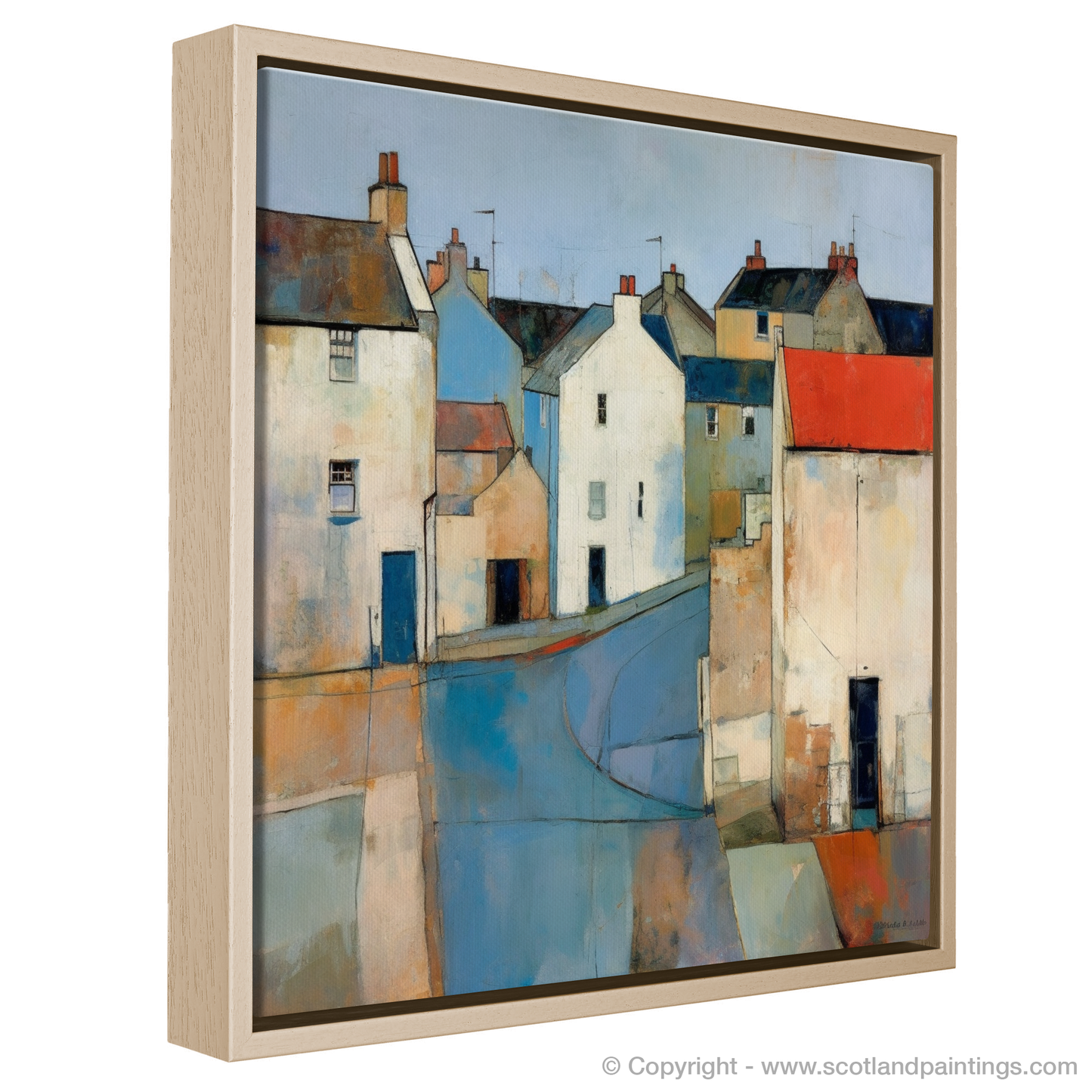 Culross Charm: An Abstract Impression of Scottish Village Splendour