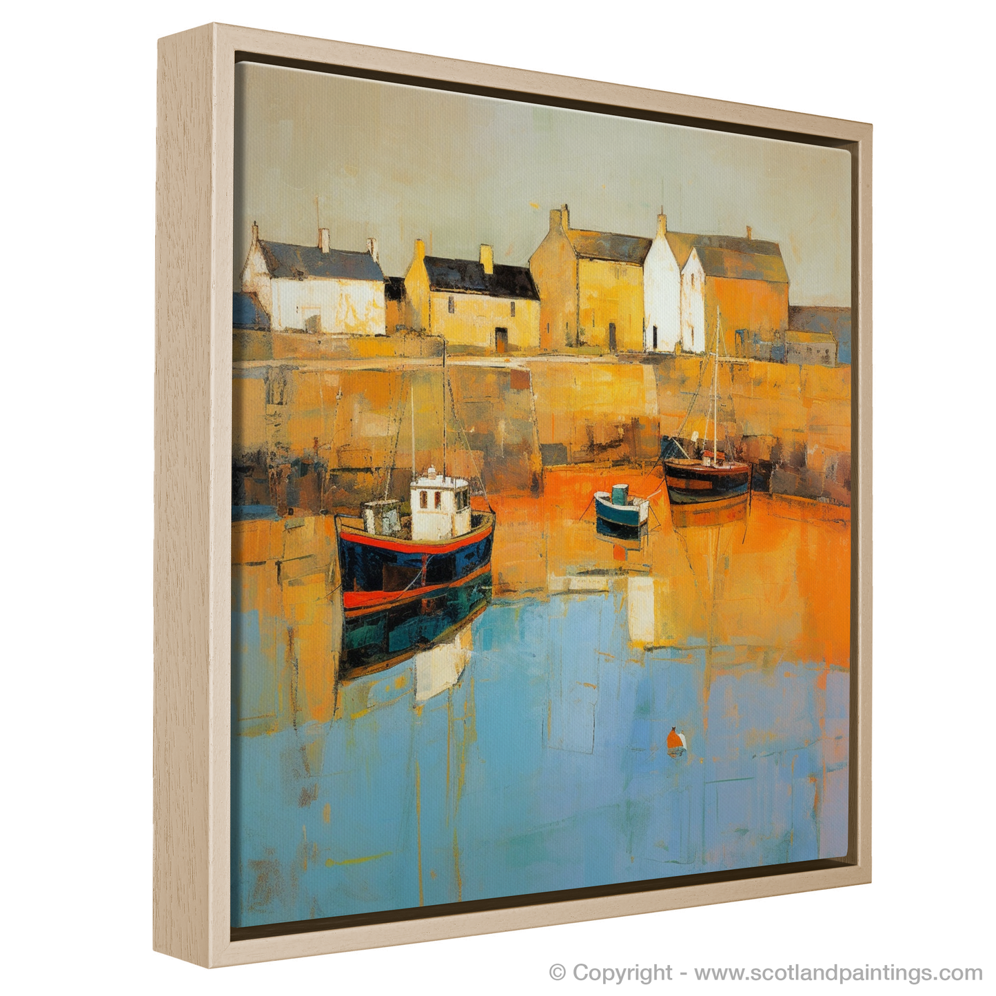 Golden Hour Serenity at Portsoy Harbour