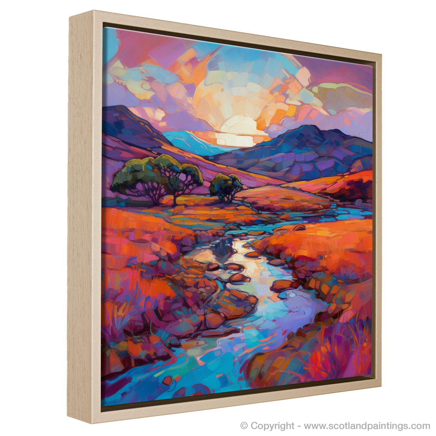 Highland Radiance: A Wick-Inspired Impression