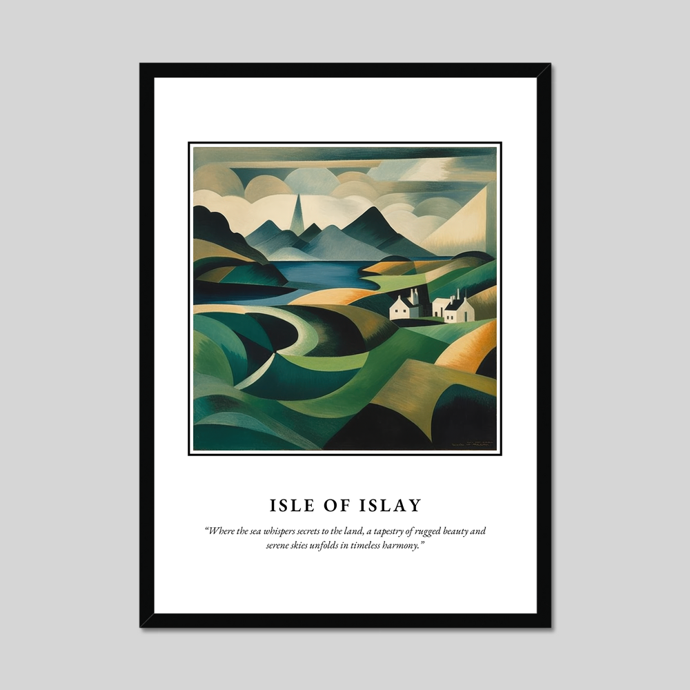 Poster in a black frame