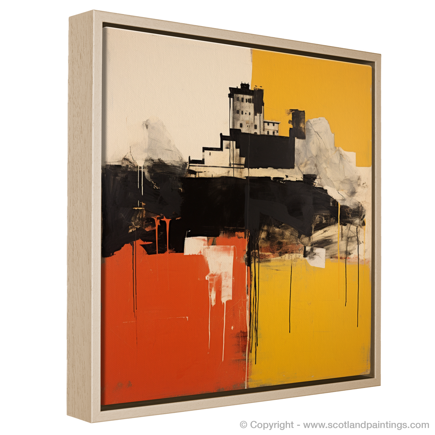 Culzean Castle Reimagined: An Abstract Expressionist Interpretation