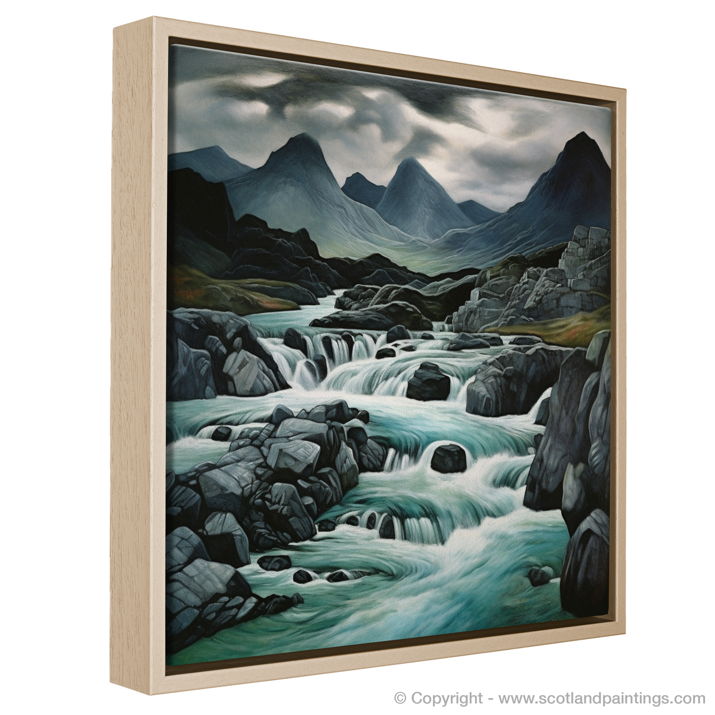 Storm over Fairy Pools: A Surrealist Tribute to Skye's Dramatic Beauty