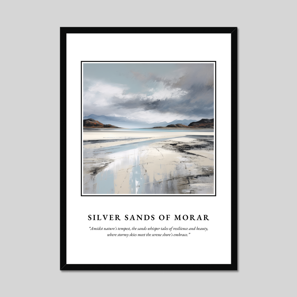 Poster in a black frame