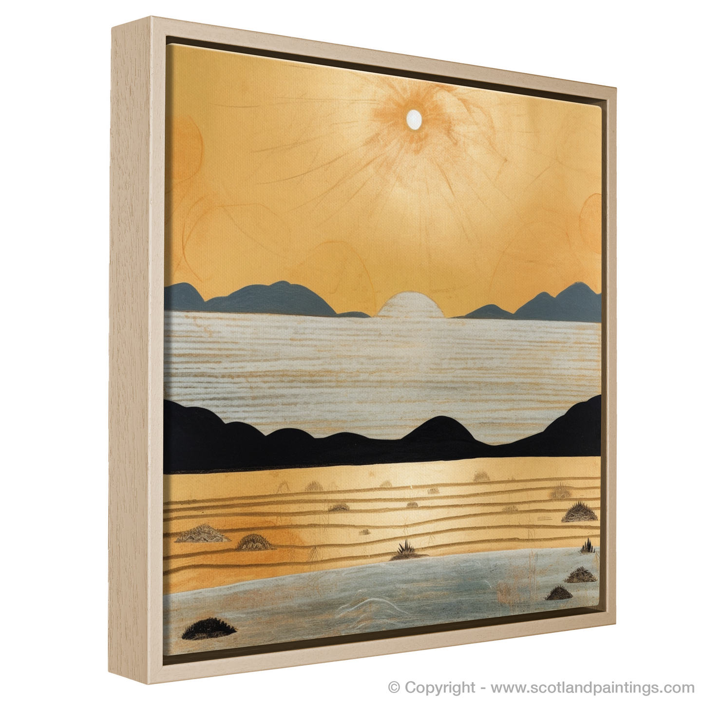 Golden Hour Serenity at Silver Sands of Morar