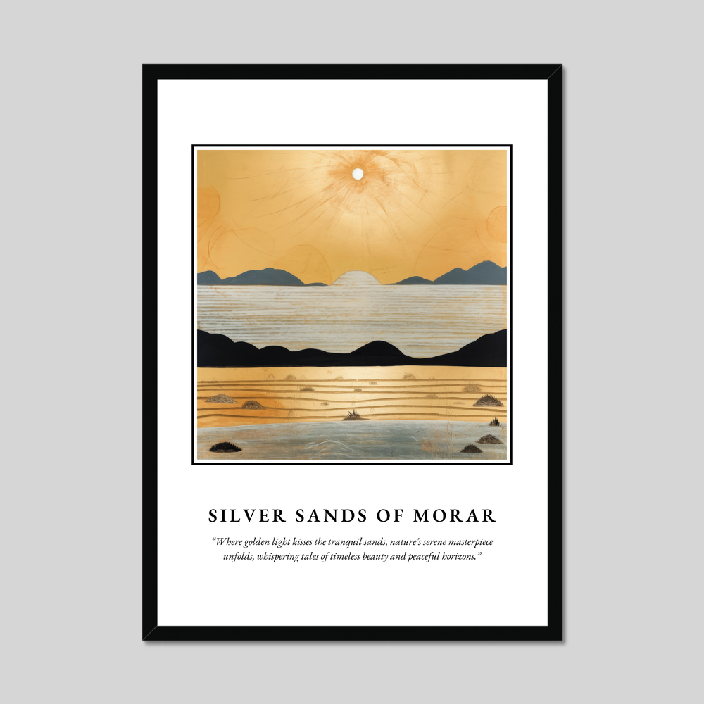 Poster in a black frame