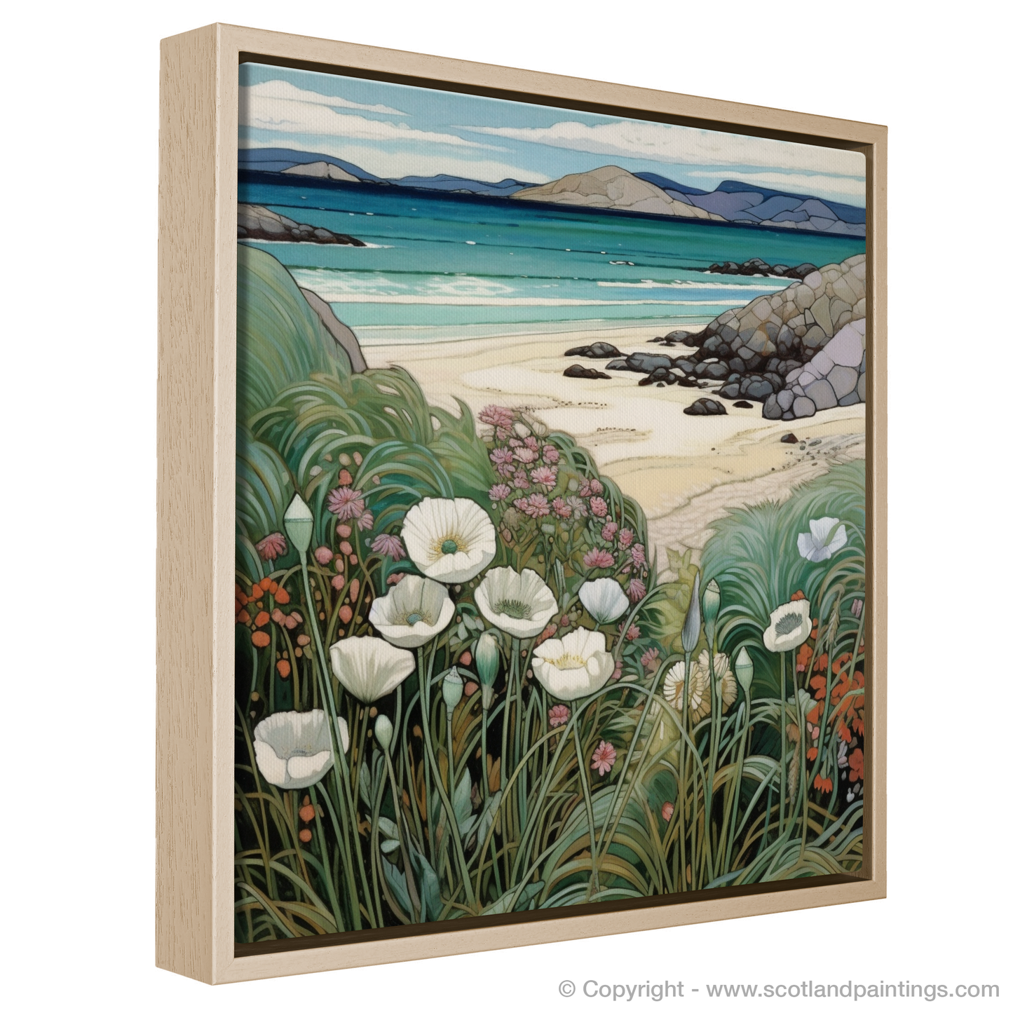 Enchanted Shores of Morar: An Art Nouveau Tribute