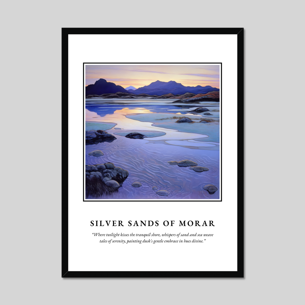 Poster in a black frame