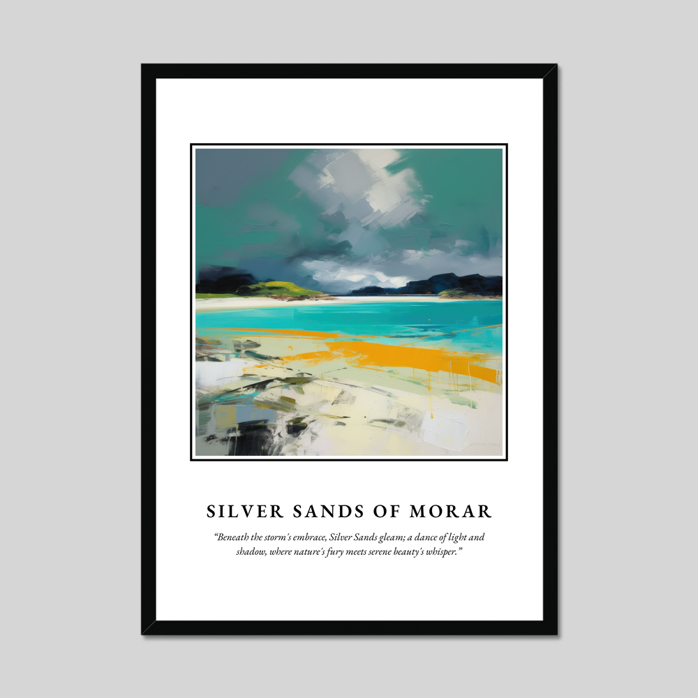 Poster in a black frame