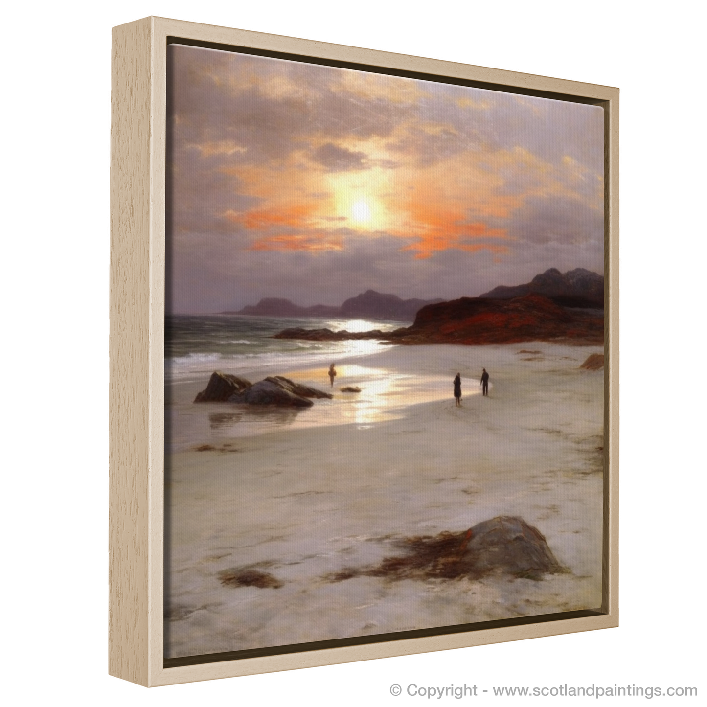 Sunset Embrace at Silver Sands of Morar