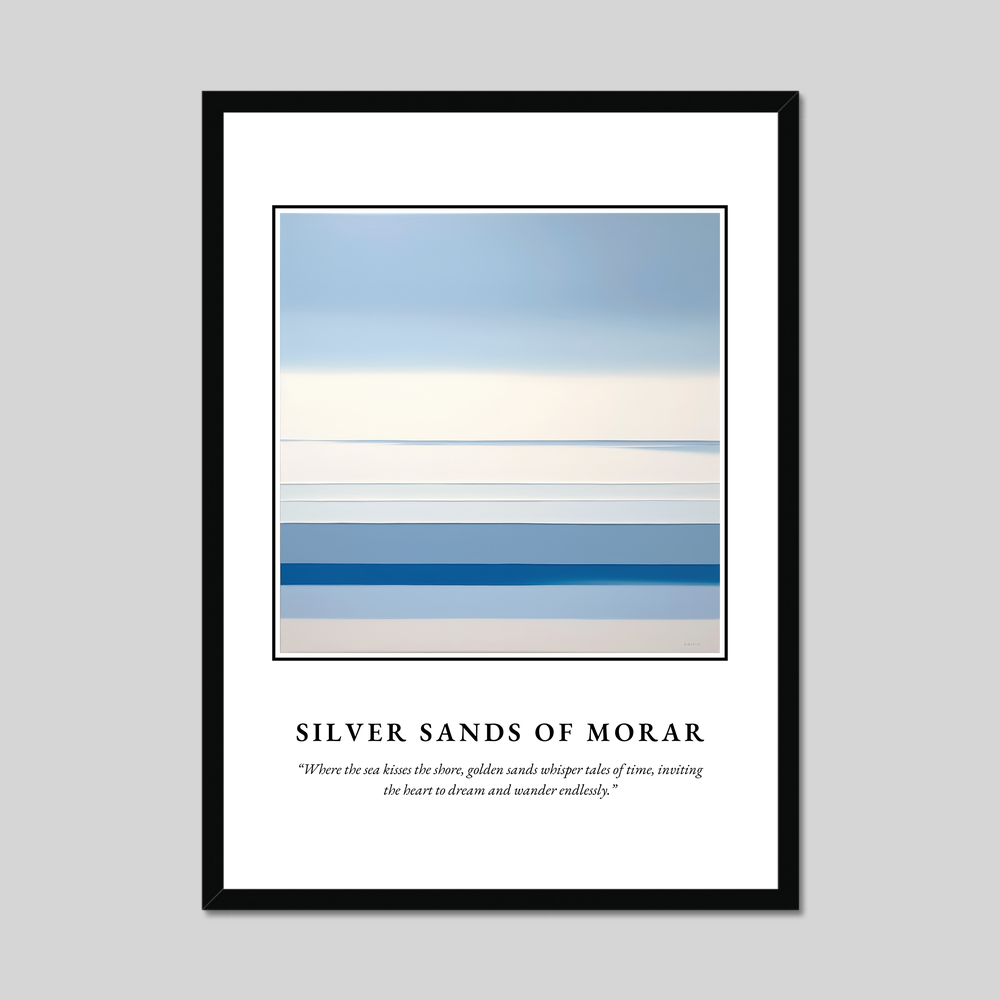 Poster in a black frame