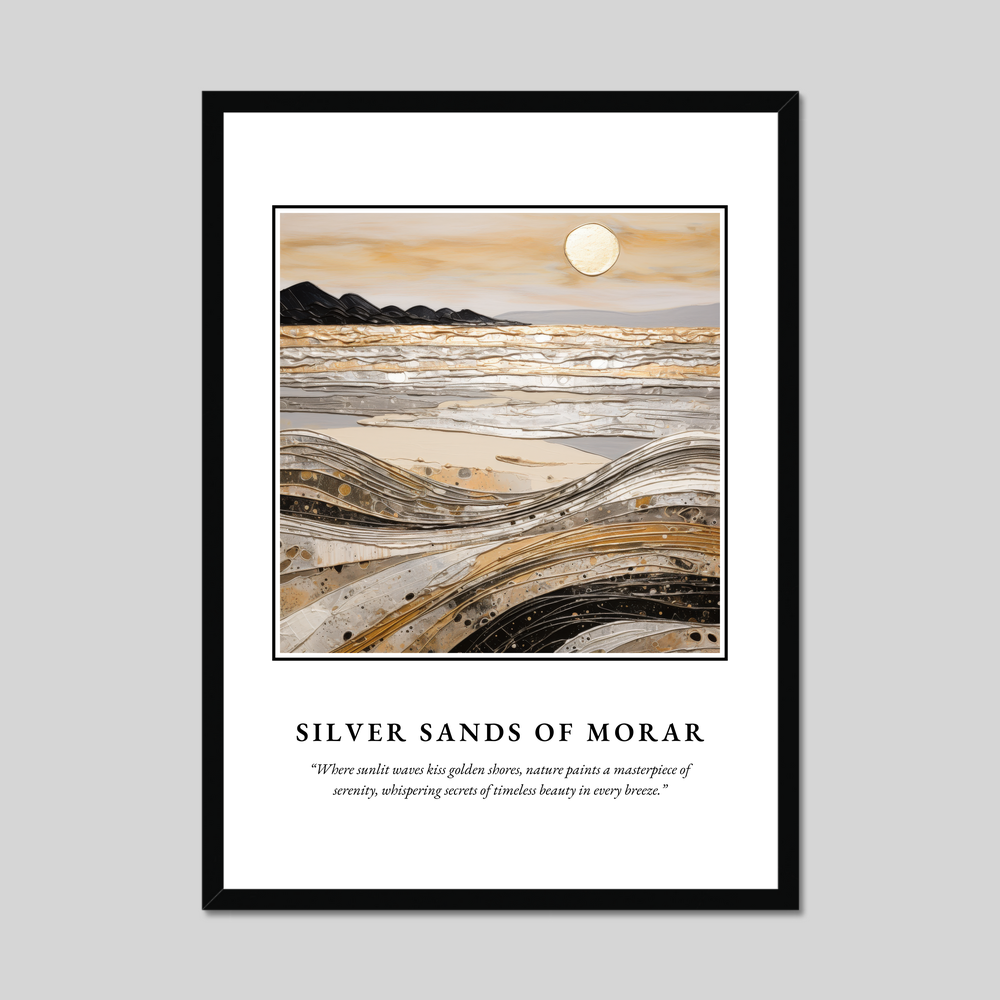 Poster in a black frame