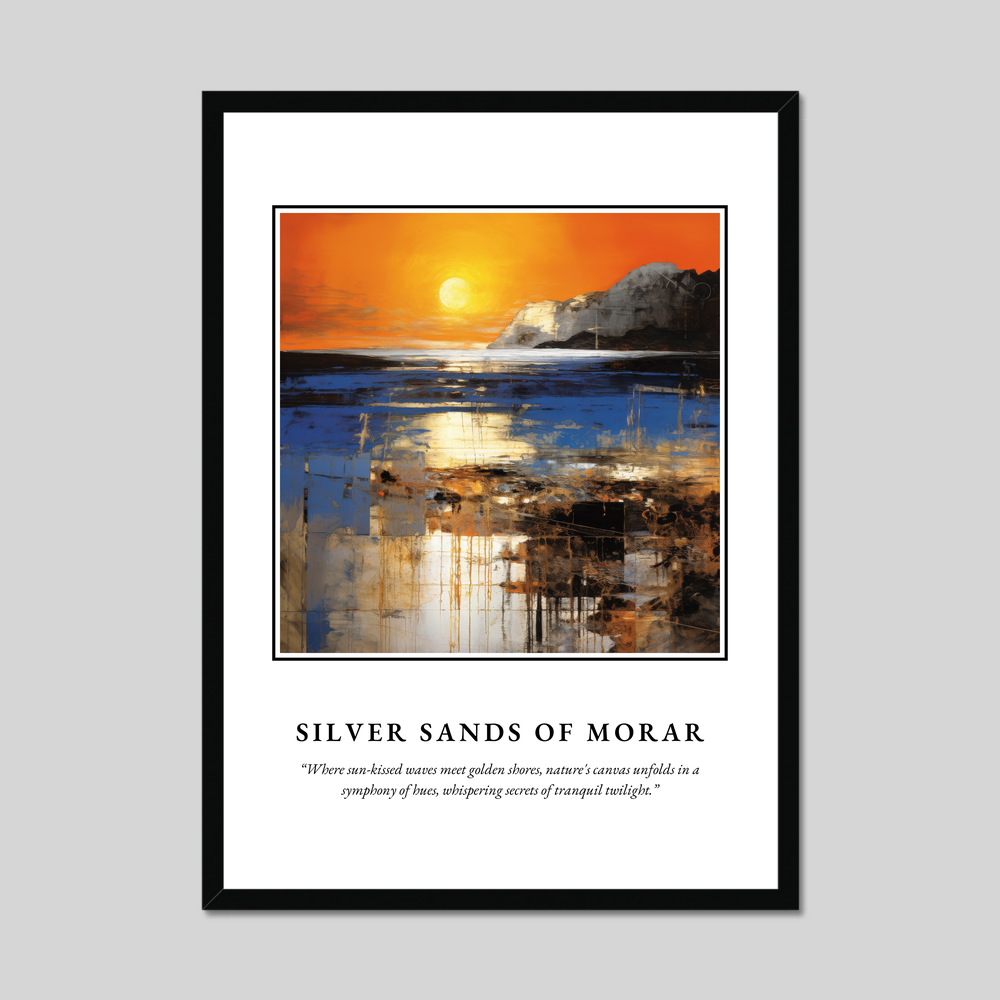 Poster in a black frame