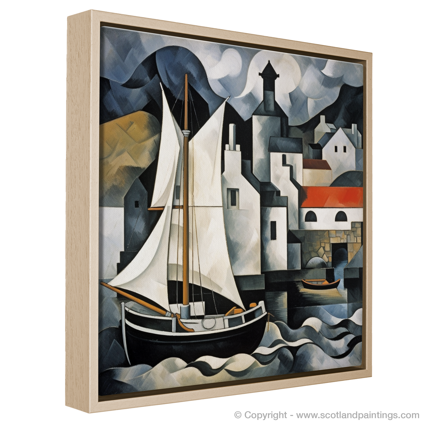 Cubist Voyage at Portree Harbour