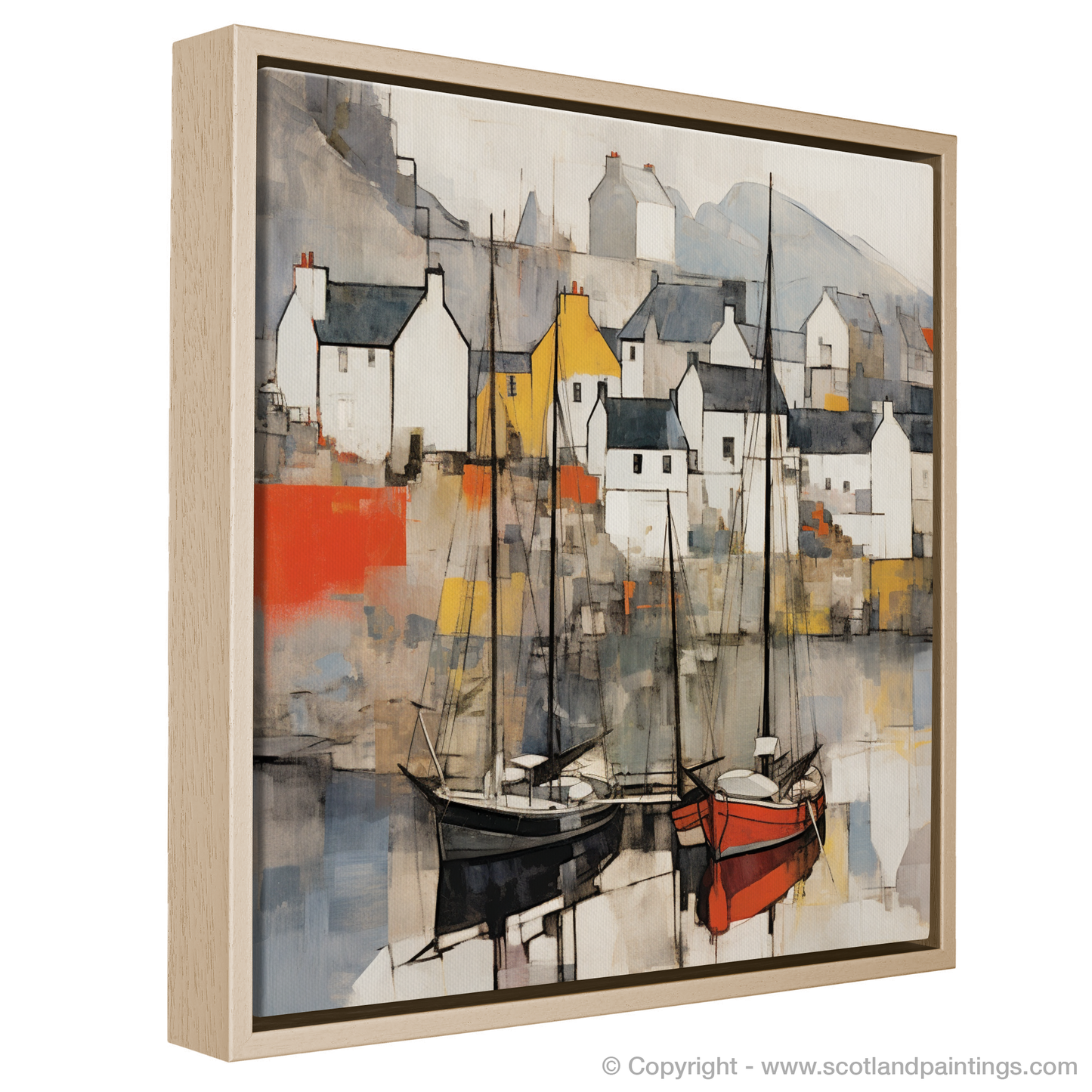 Abstract Essence of Portree Harbour