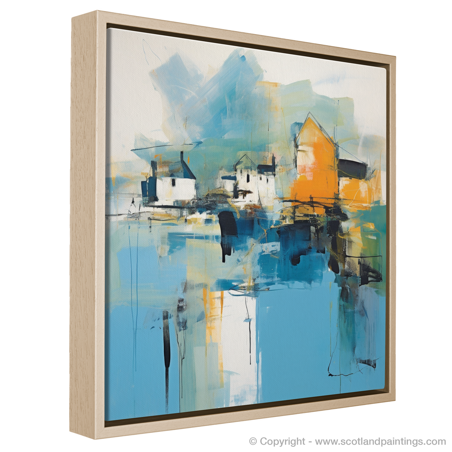 Abstract Essence of Portree Harbour