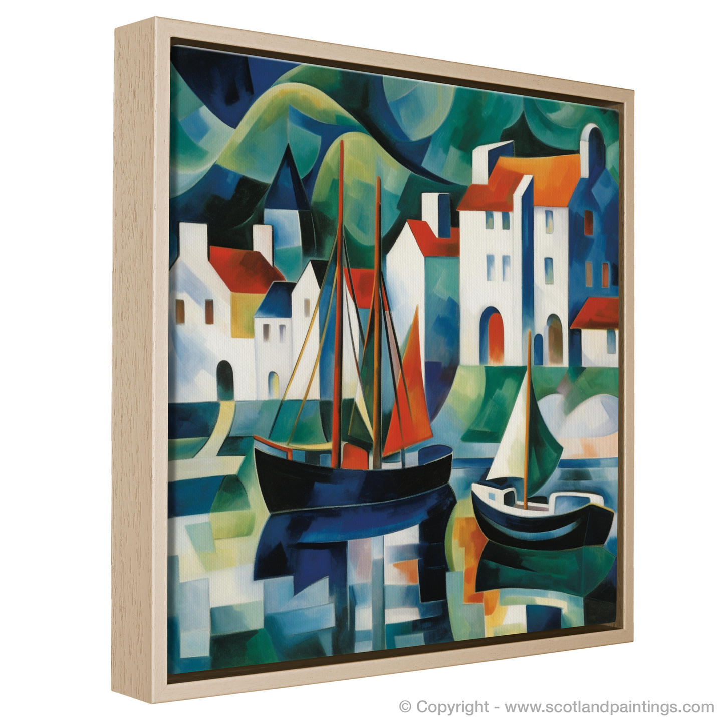 Cubist Serenity of Portree Harbour