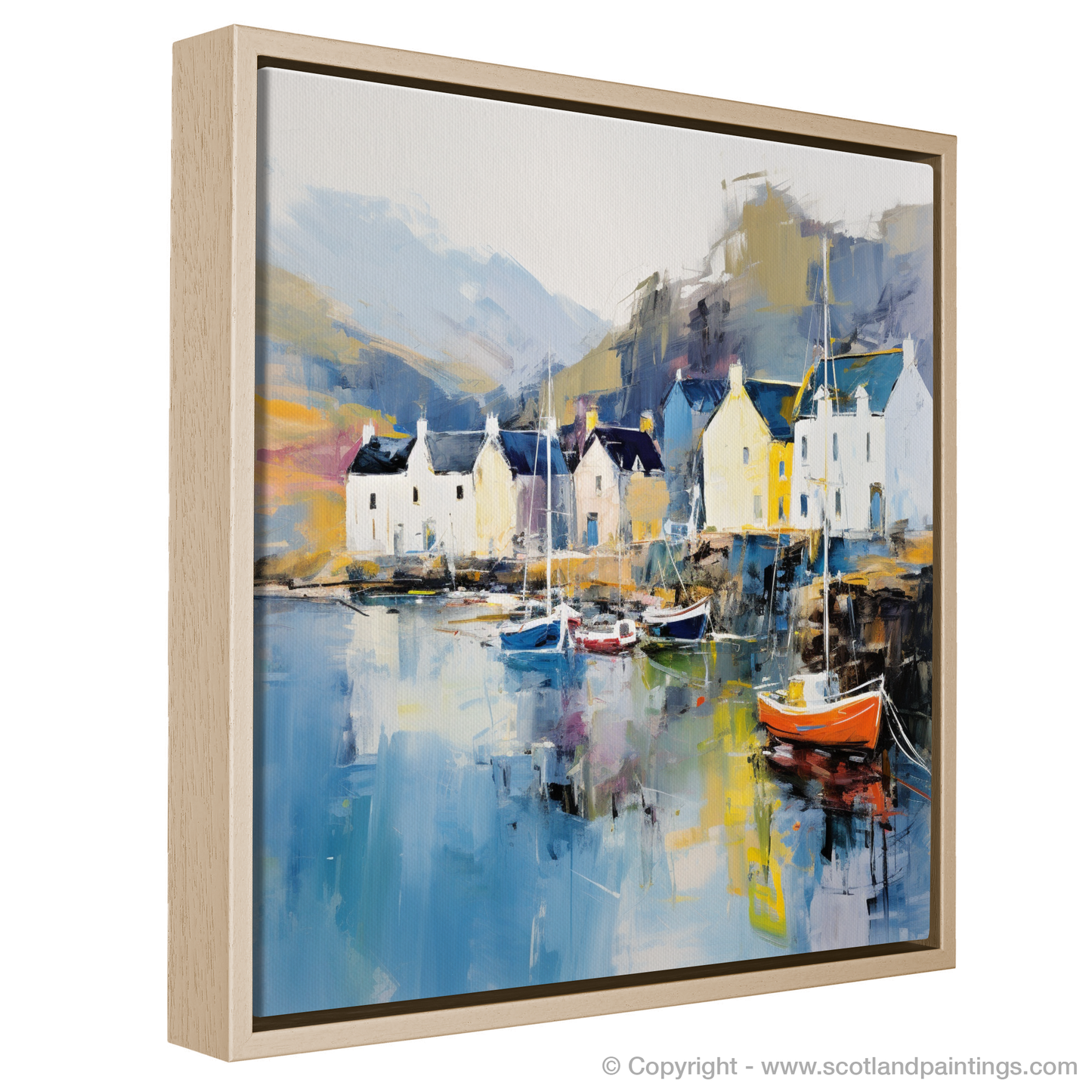 Vibrant Essence of Portree Harbour