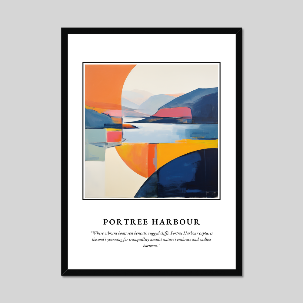 Poster in a black frame