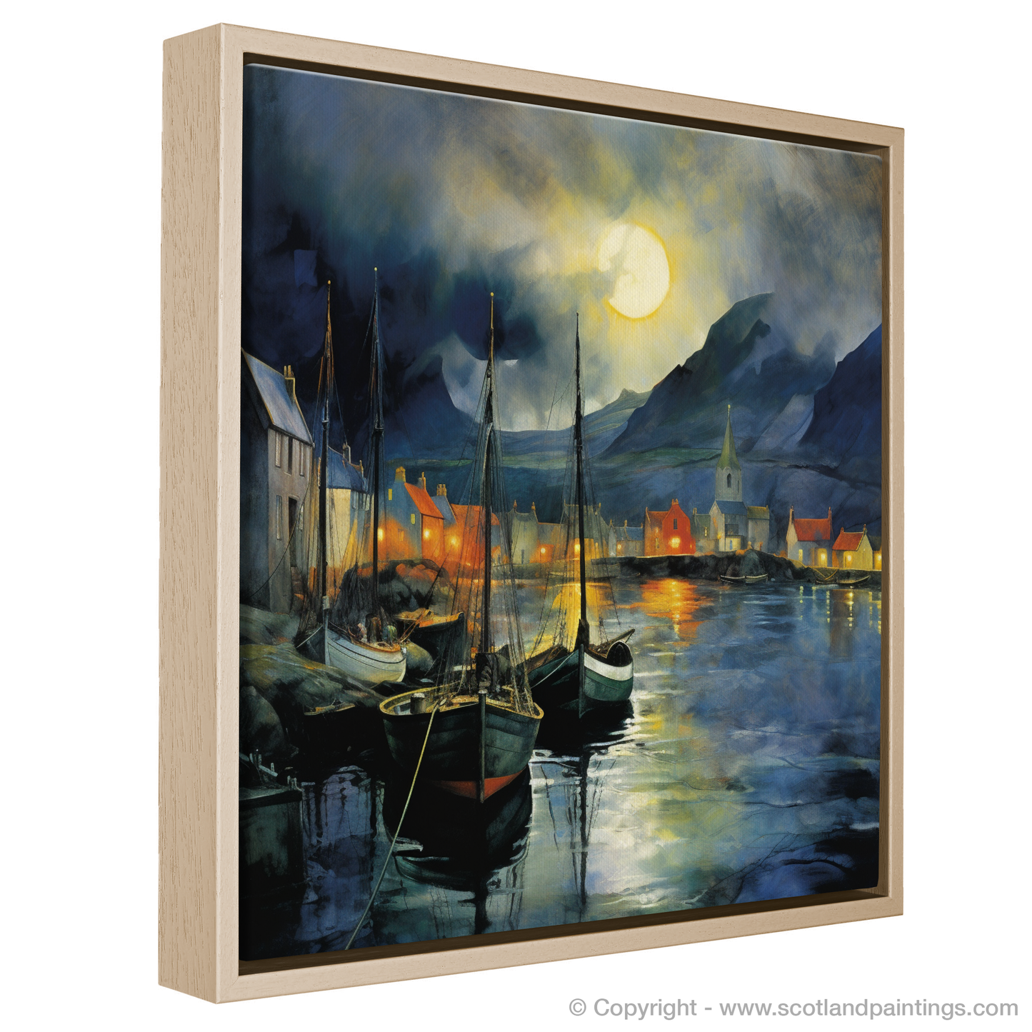 Surreal Serenade at Portree Harbour