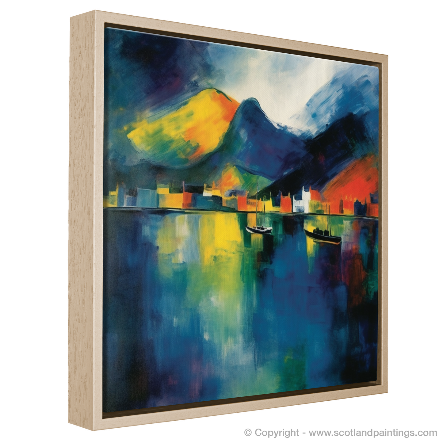 Serene Embrace of Portree Harbour