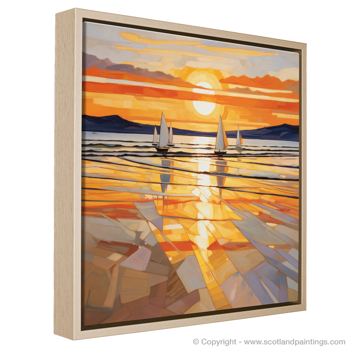 Golden Hour Geometrics at Nairn Beach