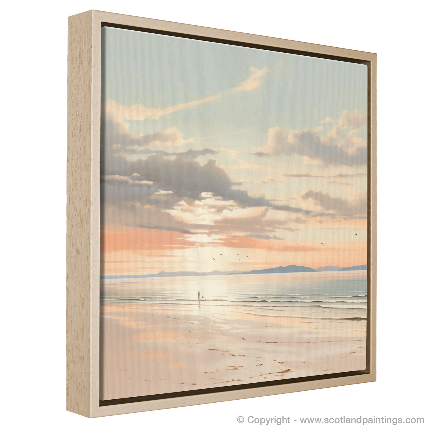 Sunset Solitude on Nairn Beach