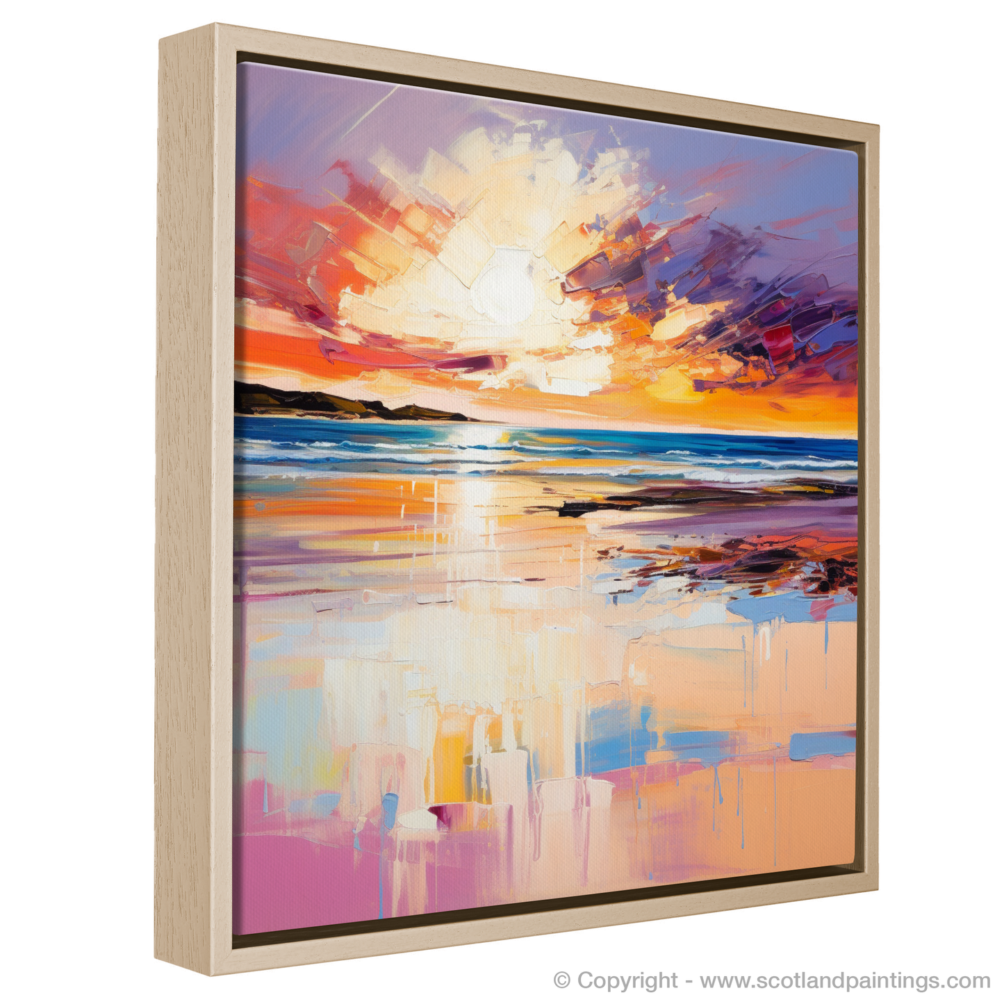 Golden Hour Embrace at Nairn Beach