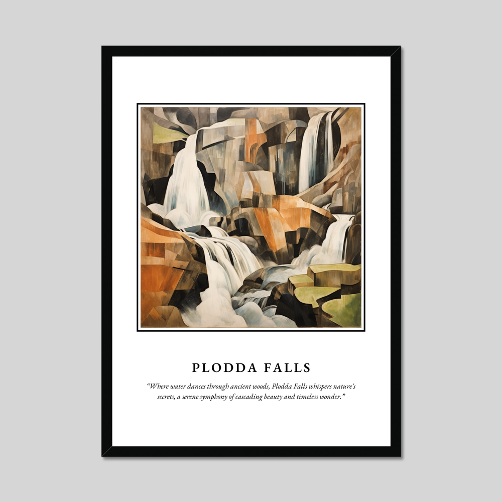 Poster in a black frame