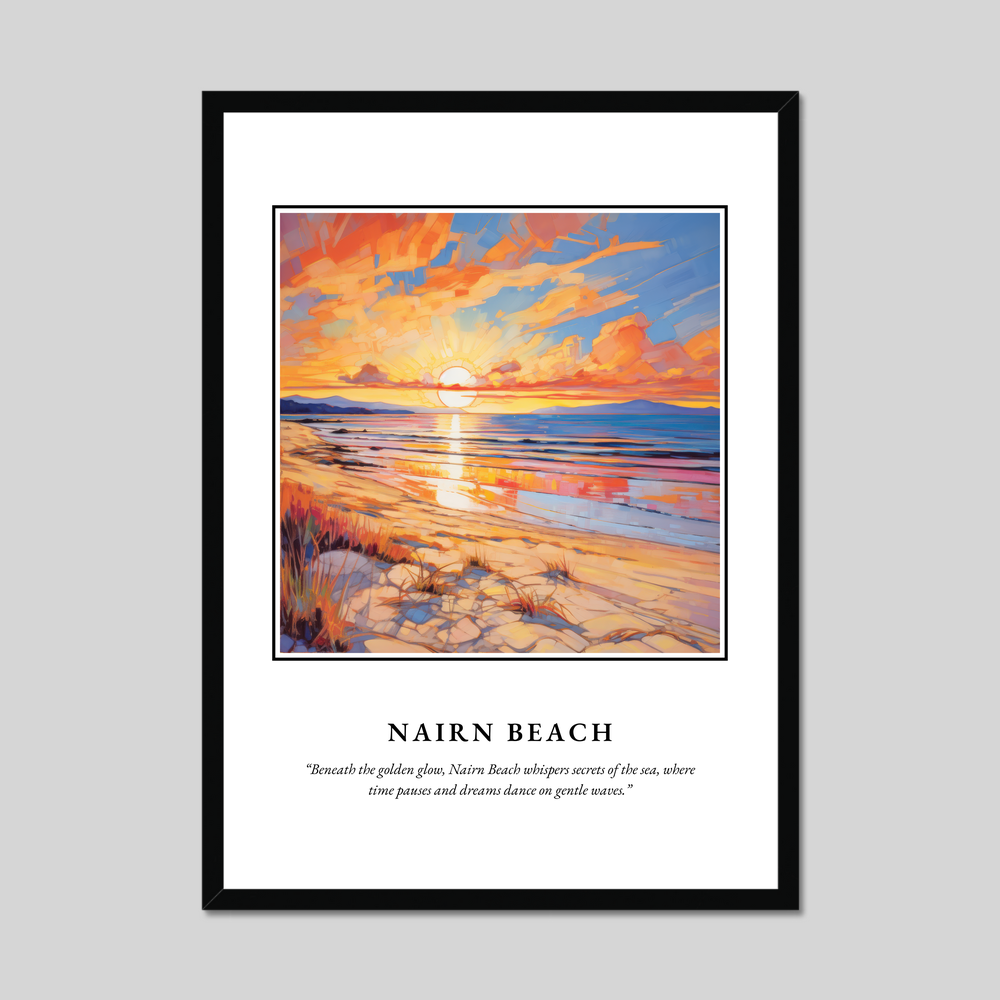 Poster in a black frame