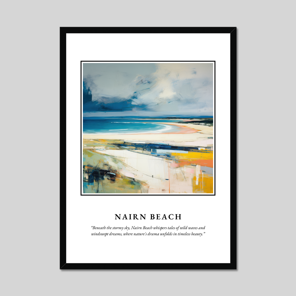 Poster in a black frame