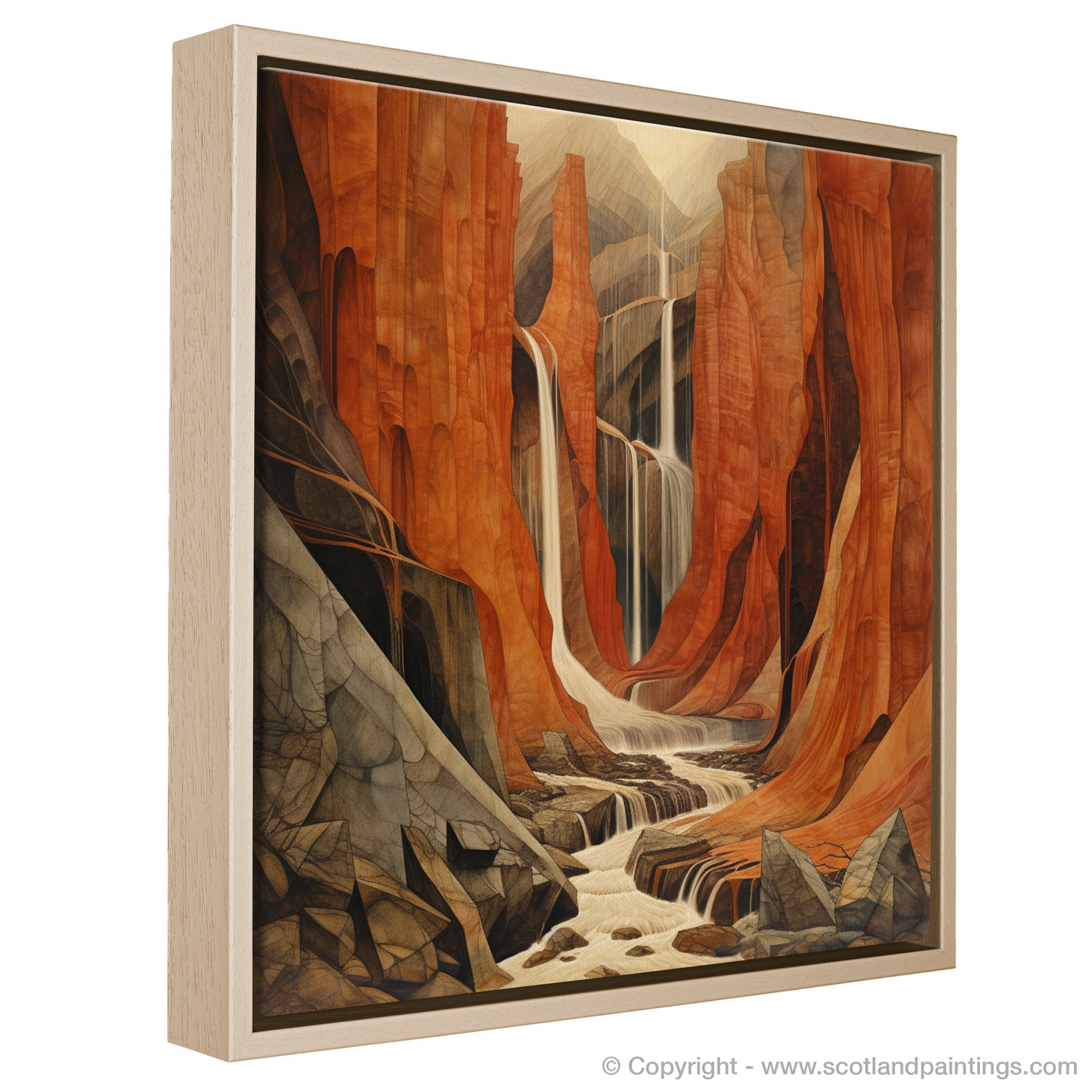 Dreamscape of Steall Falls: A Surrealist Ode to Glen Nevis