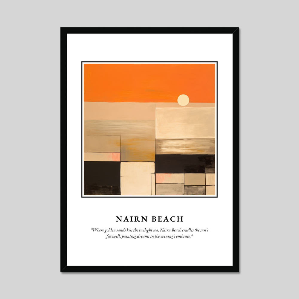 Poster in a black frame