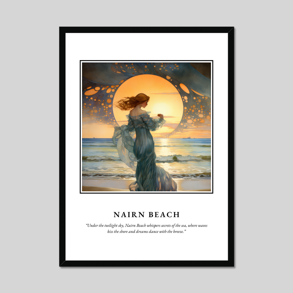 Poster in a black frame