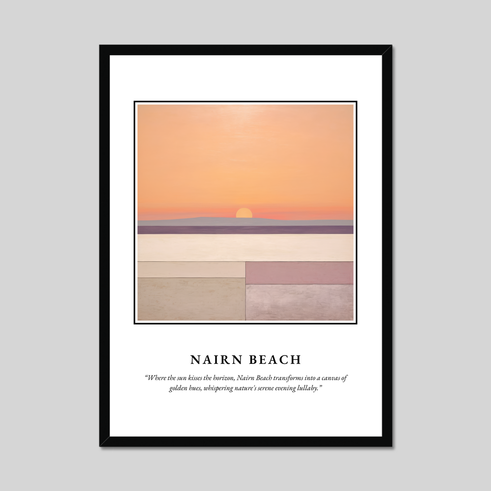 Poster in a black frame