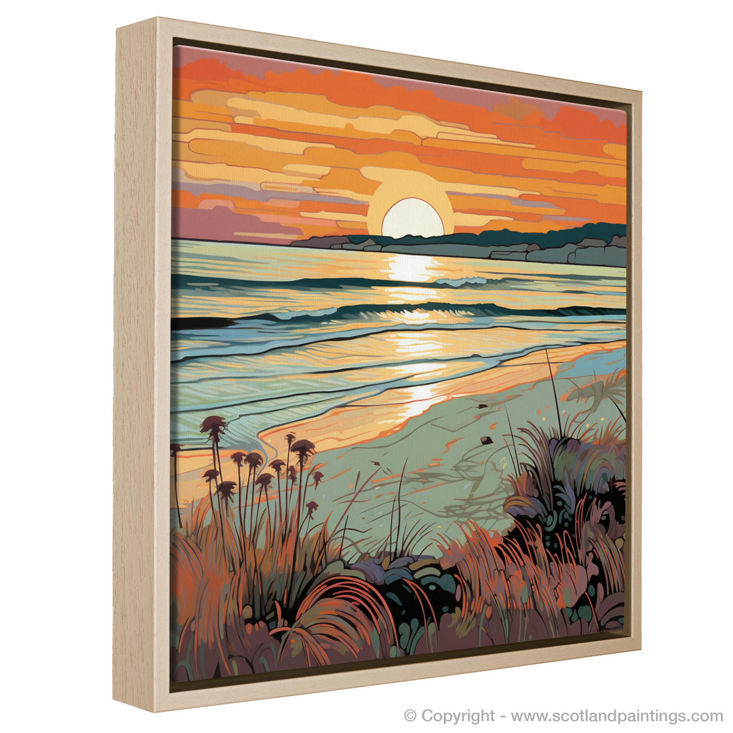 Sunset Serenade at Nairn Beach