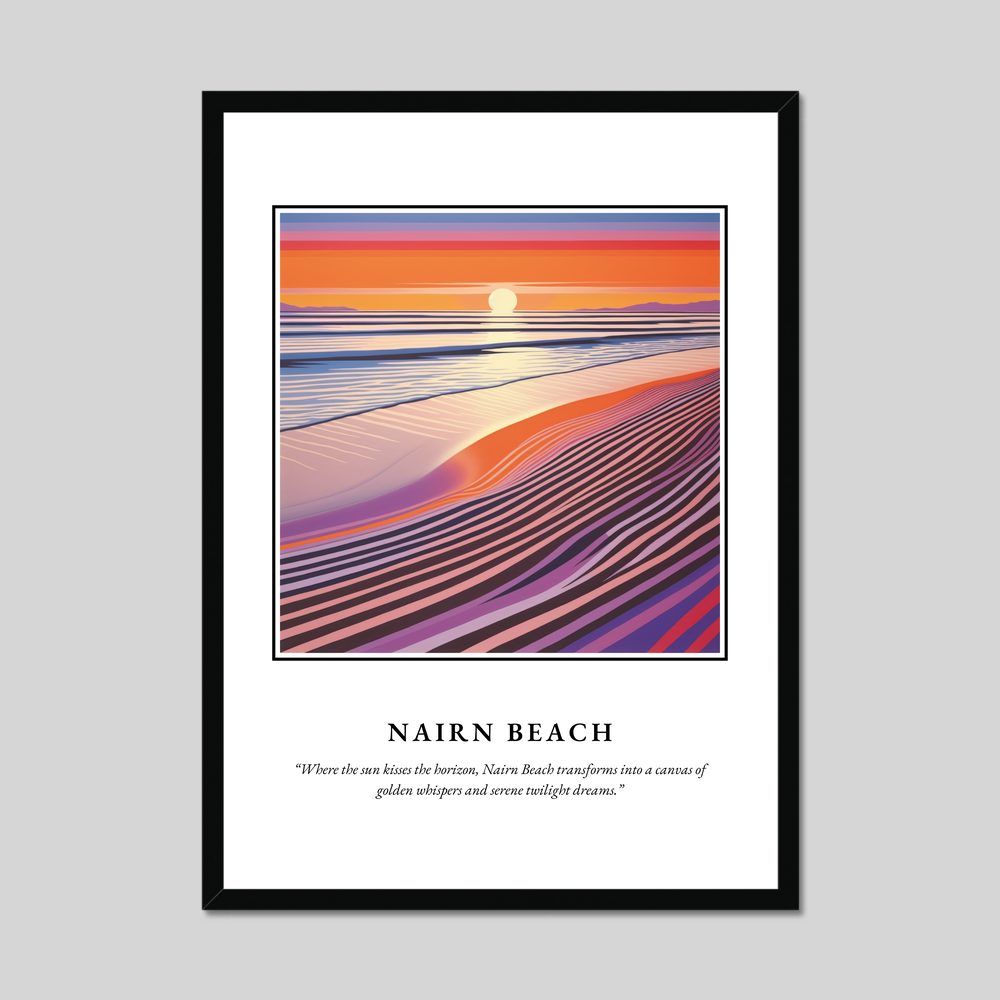 Poster in a black frame