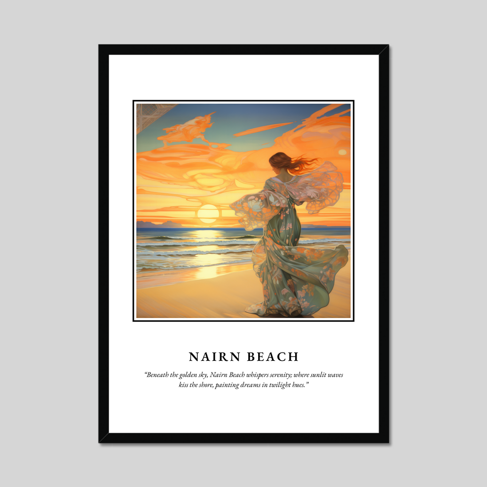 Poster in a black frame