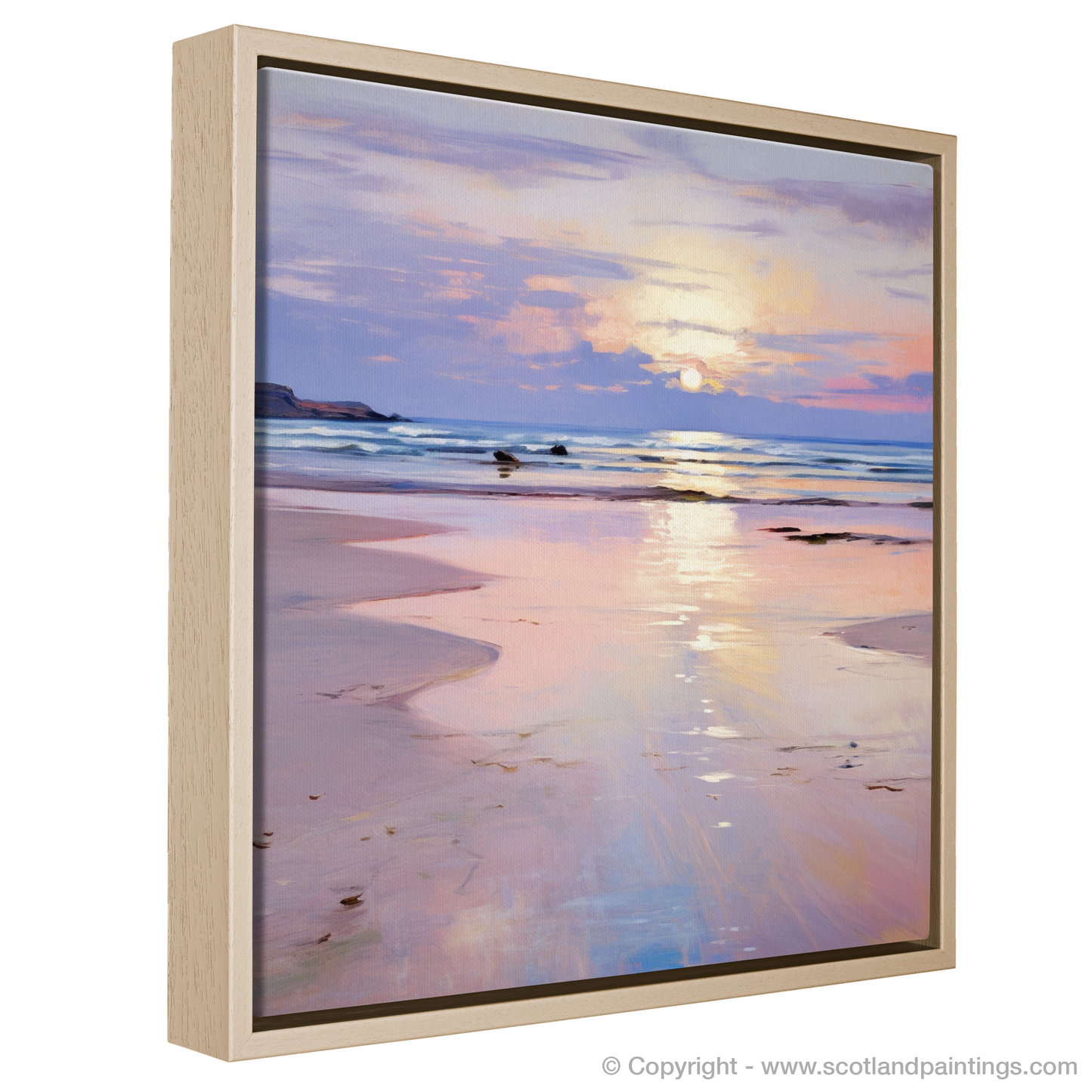 Dusk at Nairn Beach: An Impressionist Reverie