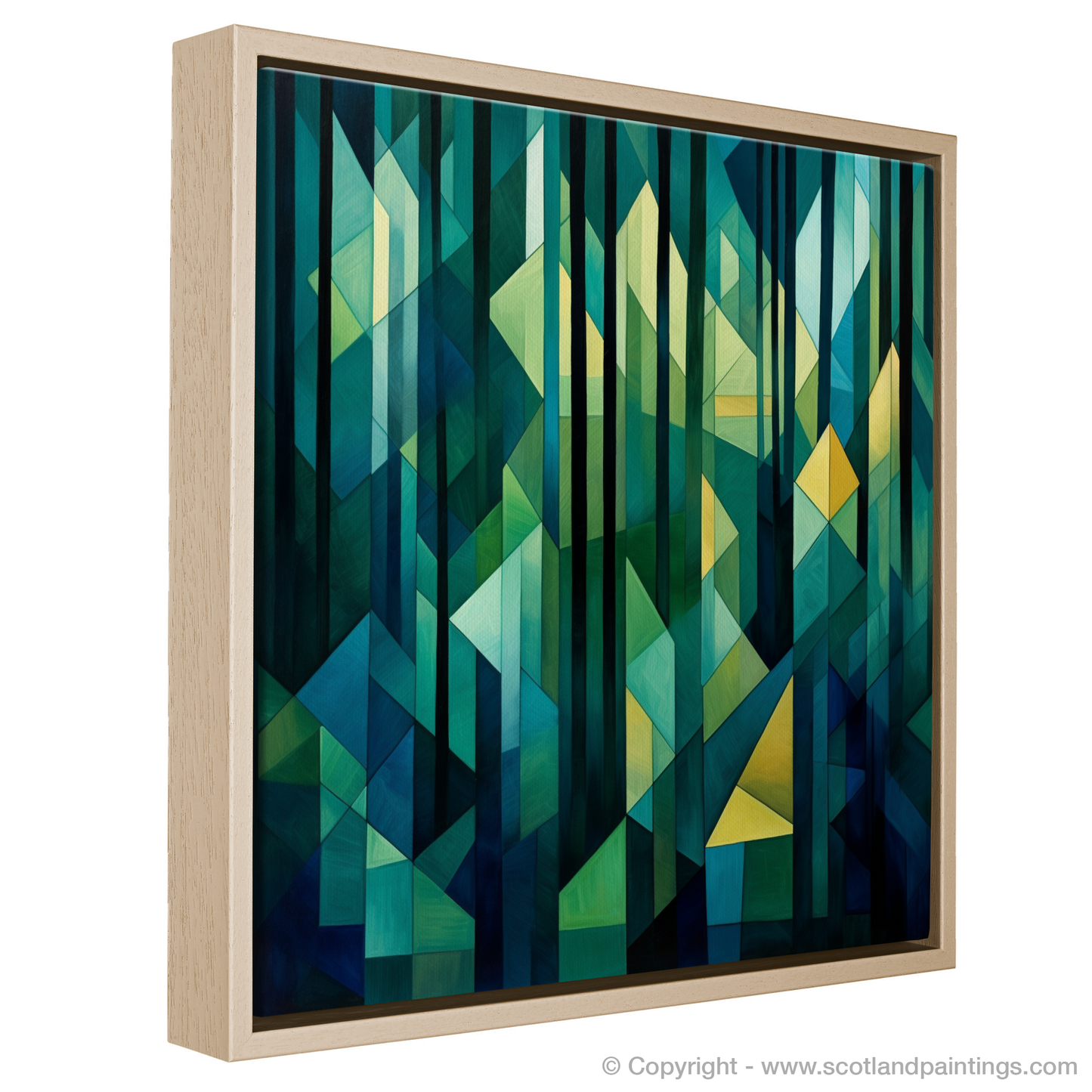 Morvern Forest Colour Field - A Scottish Highlands Reverie