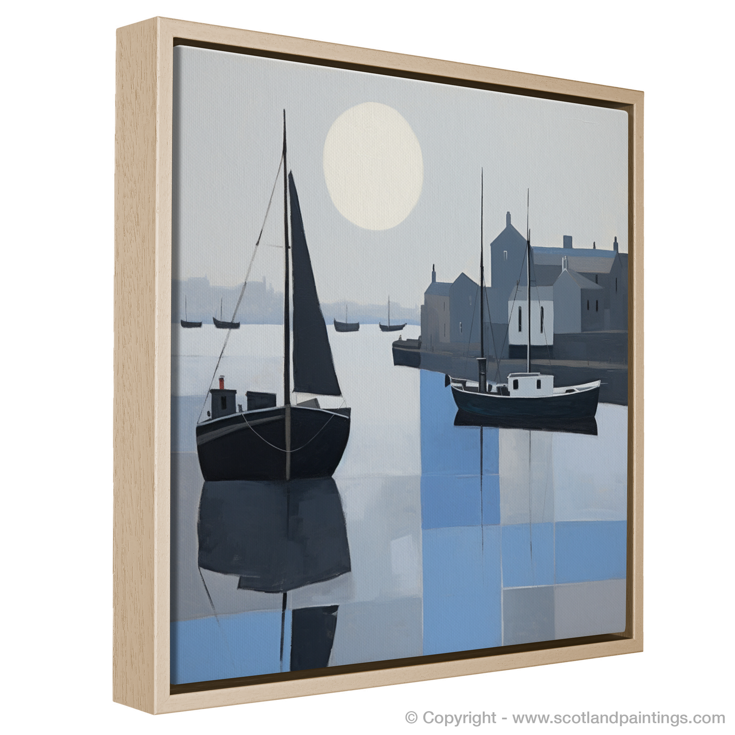 Serene Reflections of Dunbar Harbour