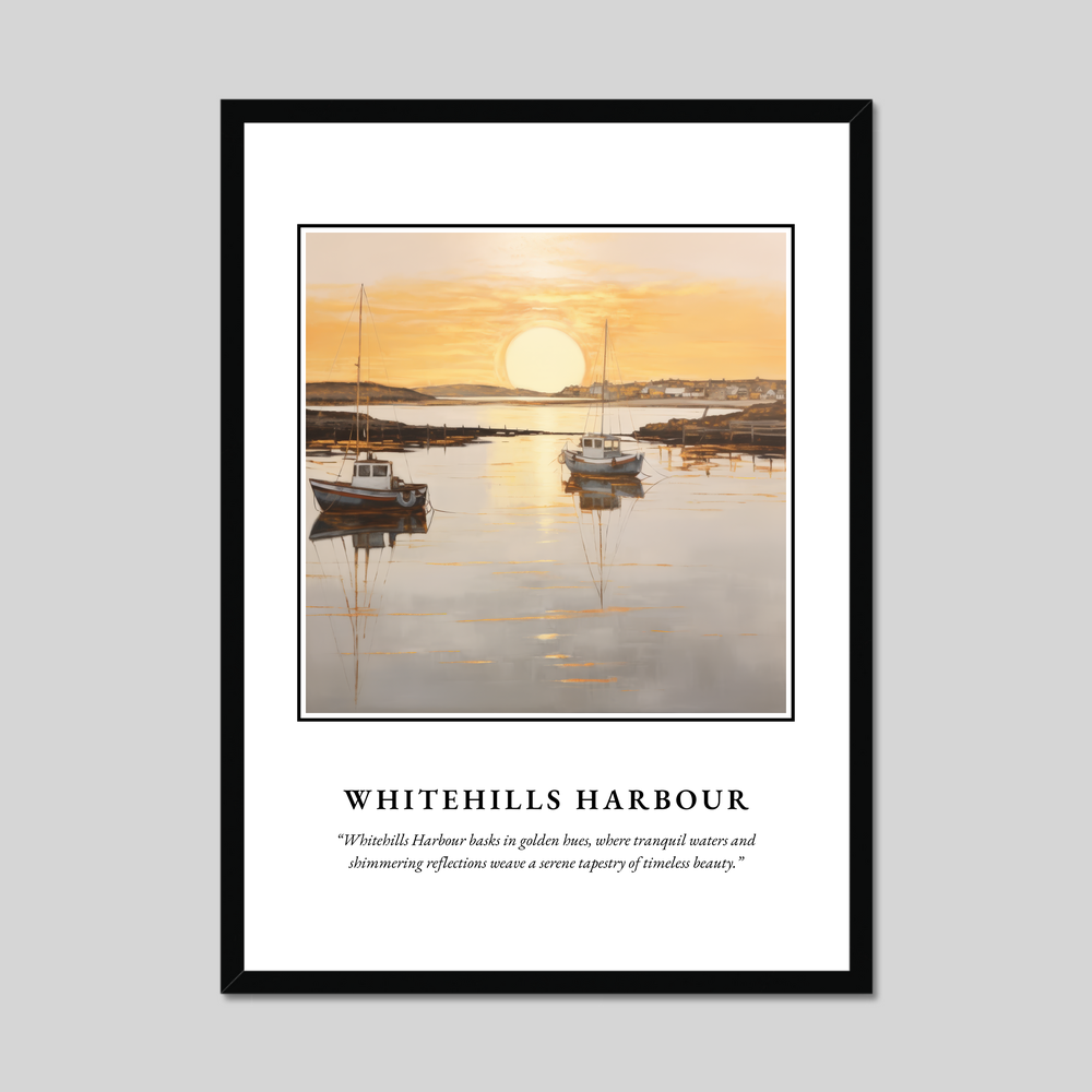 Poster in a black frame