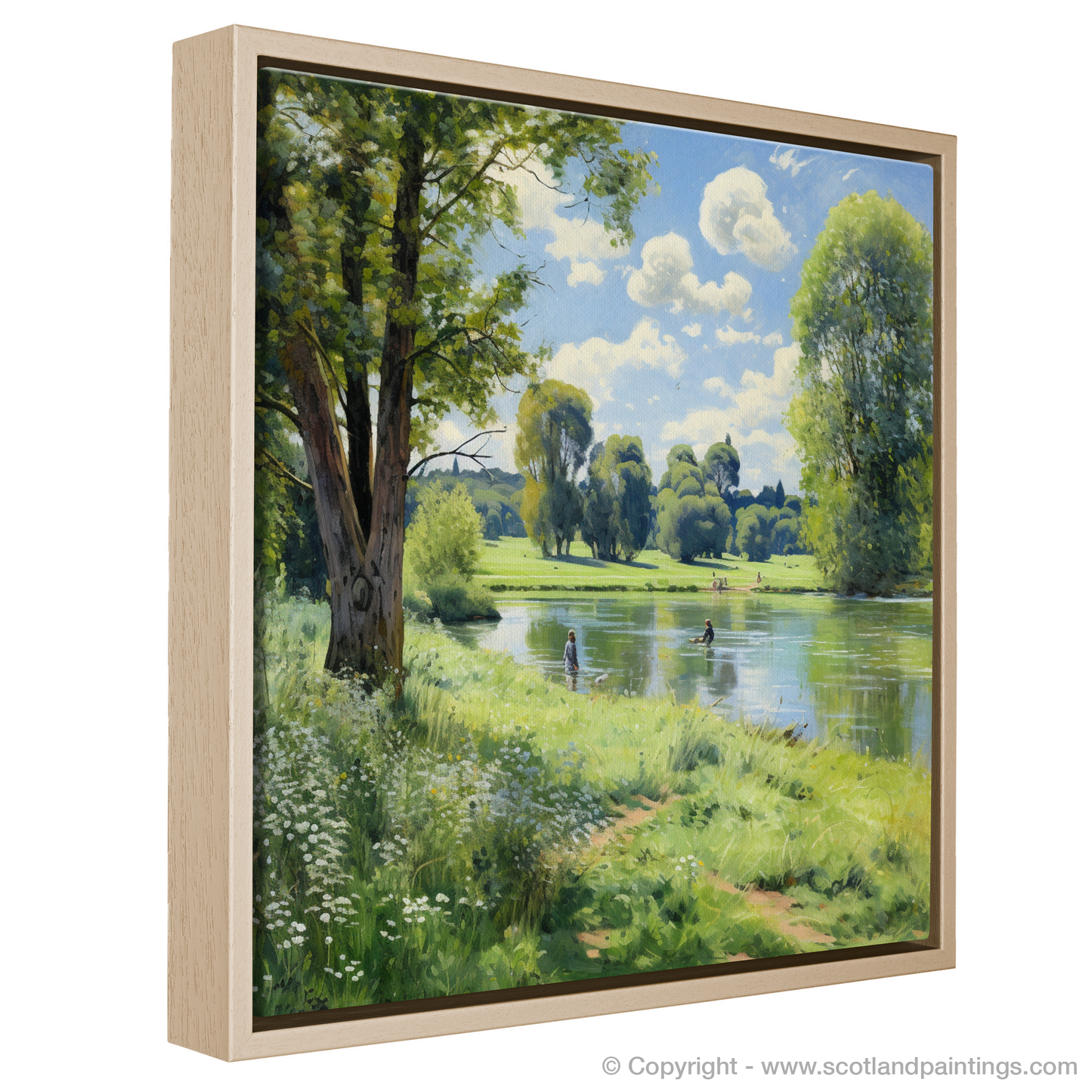 Whispers of Plean Country Park: An Impressionist Forestscape