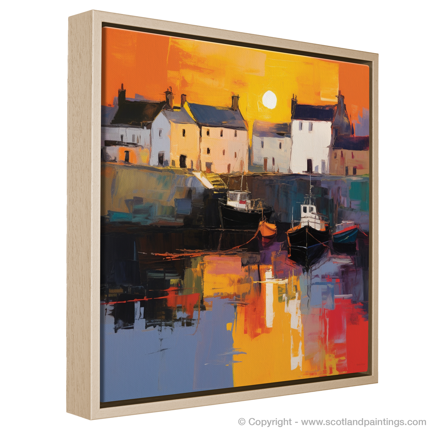 Dusk Embrace at Portsoy Harbour