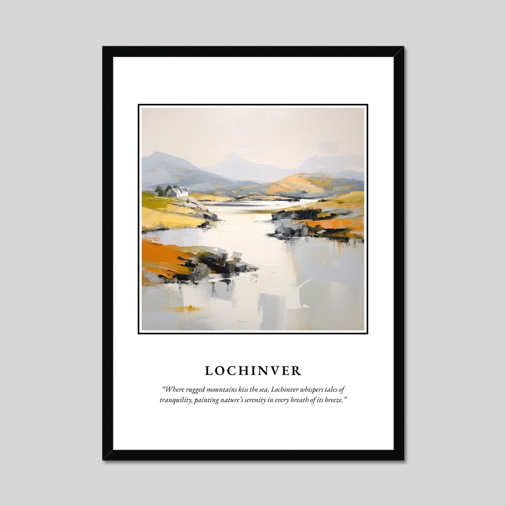 Poster in a black frame